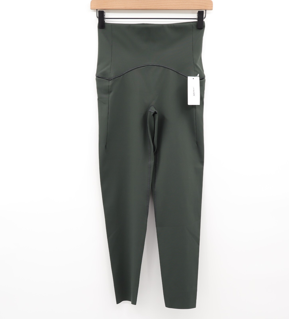 Spanx NWT Women's Sz S Booty Boost 7/8 Green Leggings High Waist Cropped